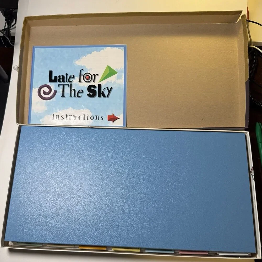 Late for the Sky Pittopoly College Board Game Complete w/ Dice 2+ Players 17+